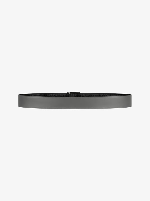 Givenchy 4G Reversible Belt In Leather And 4G Coated Canvas