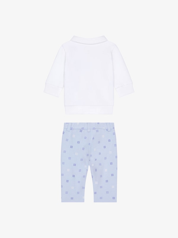 Givenchy 4G Sweatshirt And Pants In Fleece And Cotton Gift Set