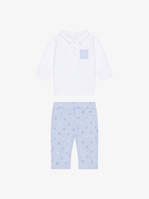 Givenchy 4G sweatshirt and pants in fleece and cotton gift set