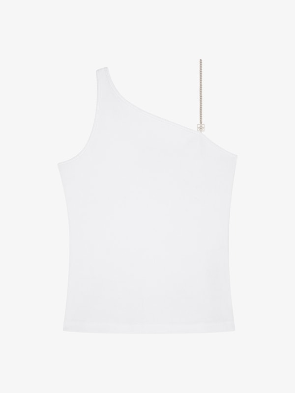 Givenchy Asymmetric top in cotton with chain detail
