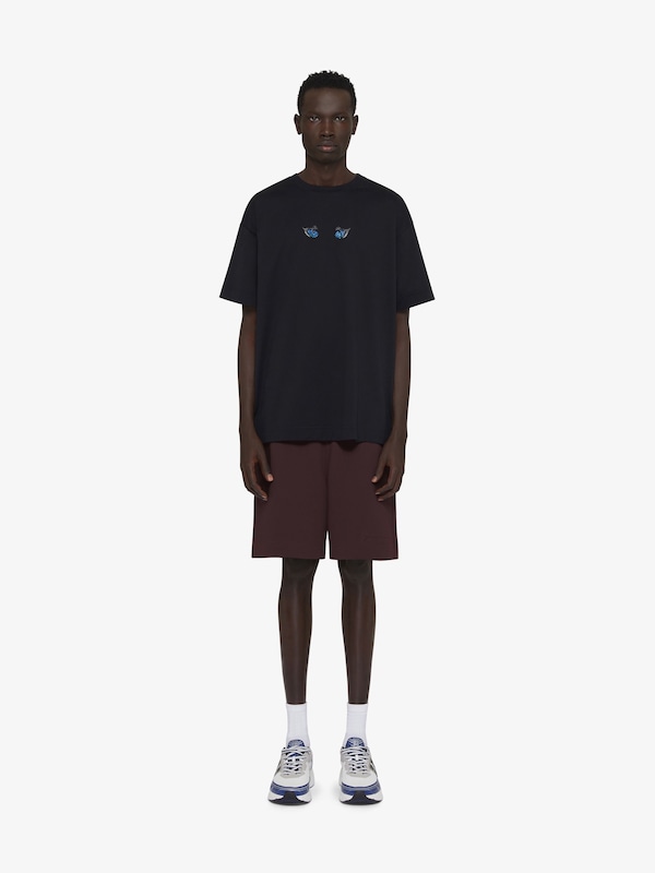Givenchy Bermuda shorts in fleece with GIVENCHY signature