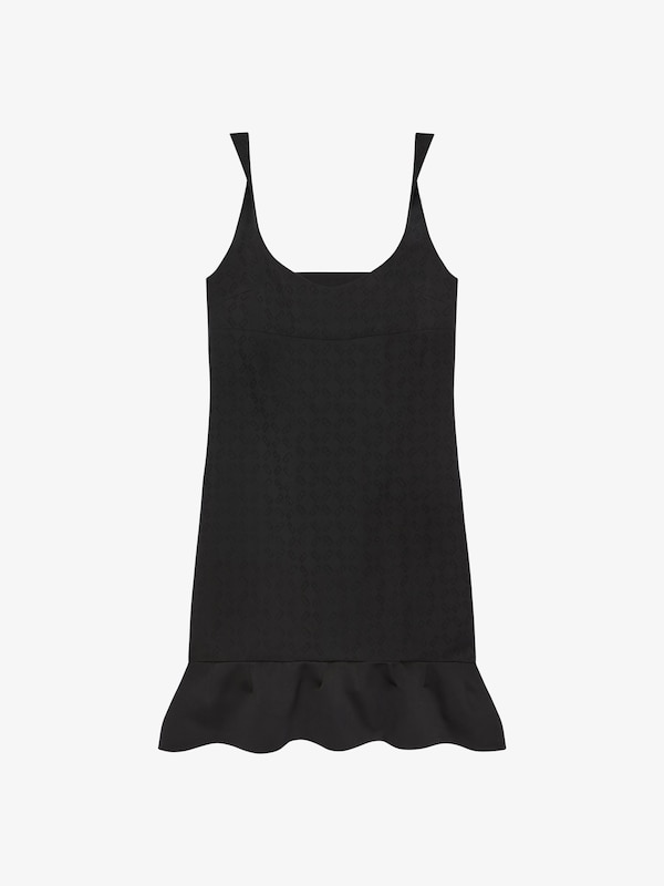 Givenchy Dress In Monogram 72 Jacquard With Twisted Straps