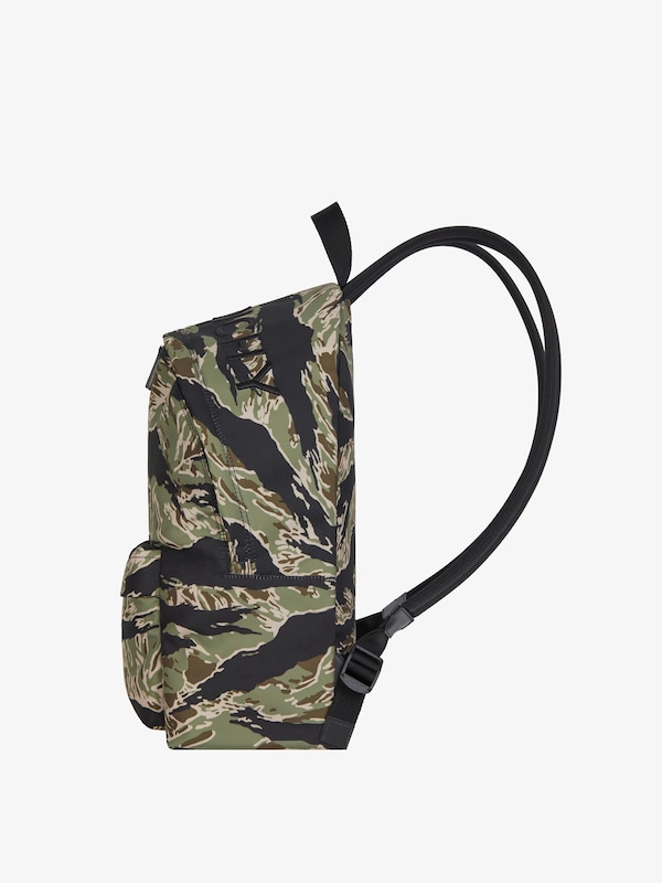 Givenchy Essential U Backpack In Nylon With Camo Print