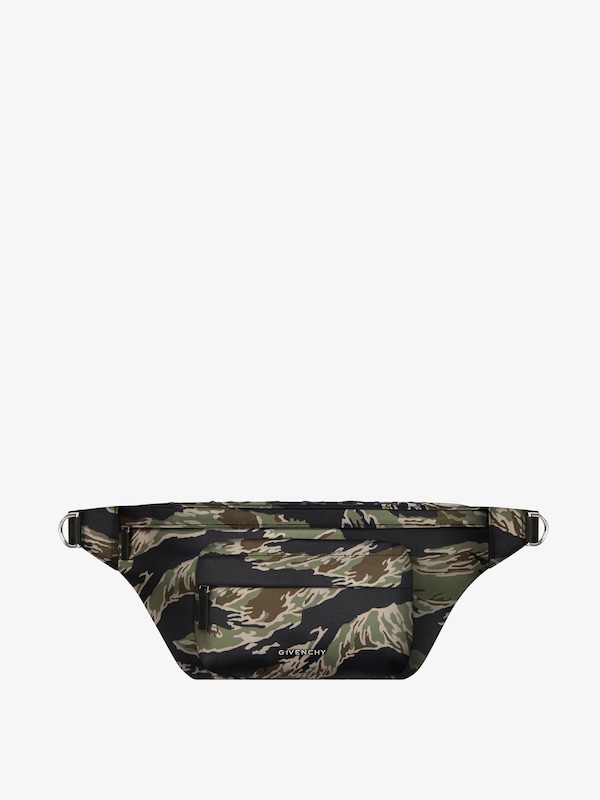 Givenchy Essential U belt bag in nylon with camo print