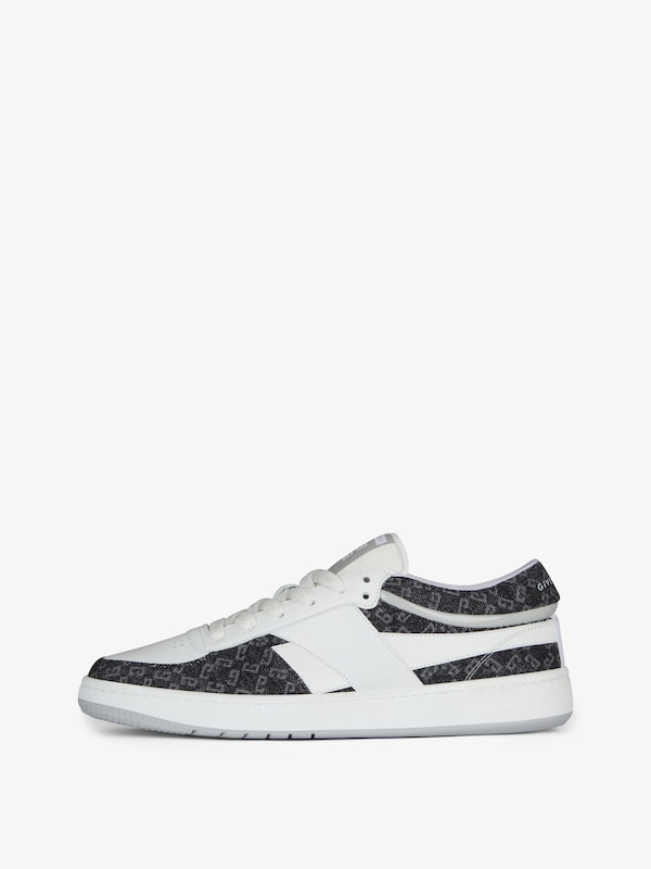 Givenchy G Move Sneakers In Leather And Monogram 72 Denim