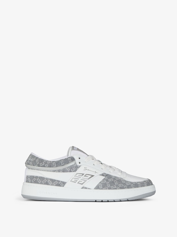 Givenchy G Move sneakers in leather and monogram 72 denim