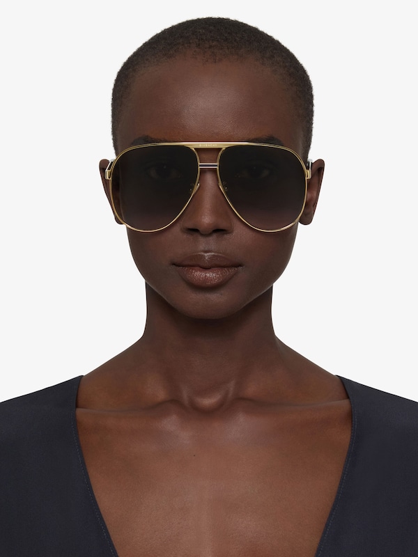 Givenchy G Ride Unisex Sunglasses In Metal And Enamel