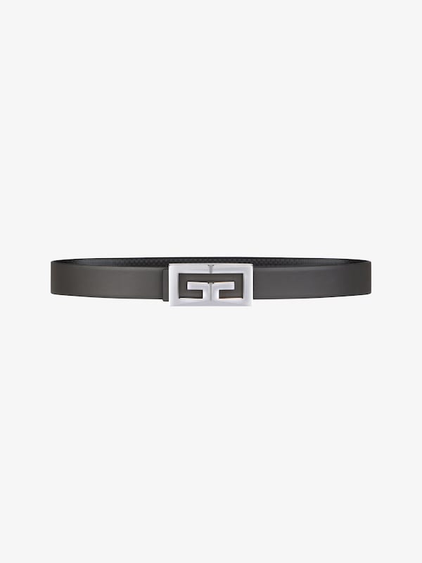 Givenchy 2G Reversible Belt In 4G Classic Leather