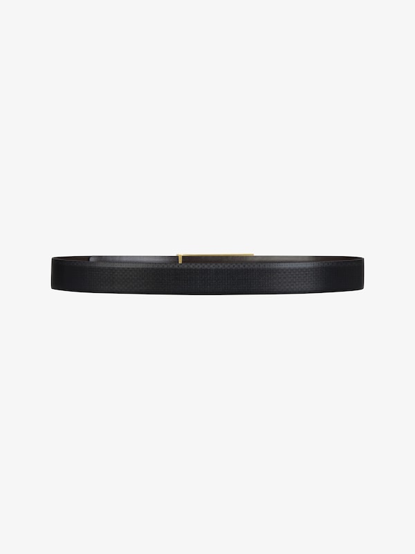 Givenchy 2G Reversible Belt In Micro 4G Leather
