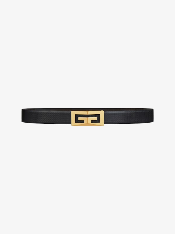 Givenchy 2G reversible belt in Micro 4G leather