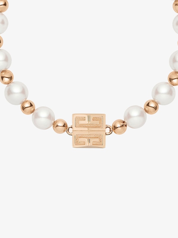 Givenchy 4G Bracelet In Metal With Pearls