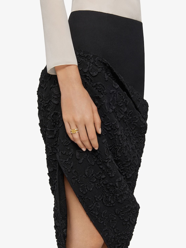 Givenchy 4G Crystal Ring In Metal With Crystals