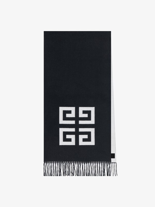 Givenchy 4G Double Sided Scarf In Wool