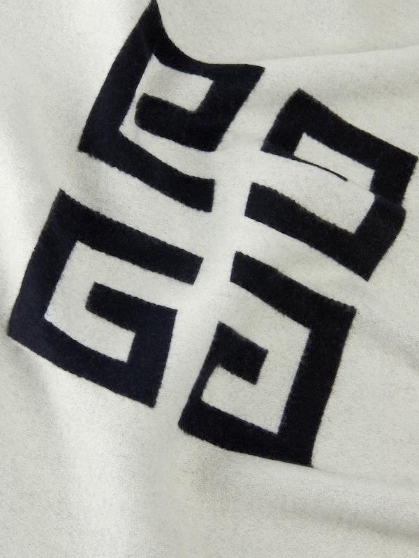 Givenchy 4G Double Sided Scarf In Wool