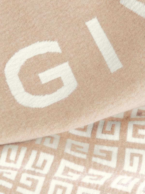 Givenchy GIVENCHY 4G Double Sided Scarf In Wool And Cashmere