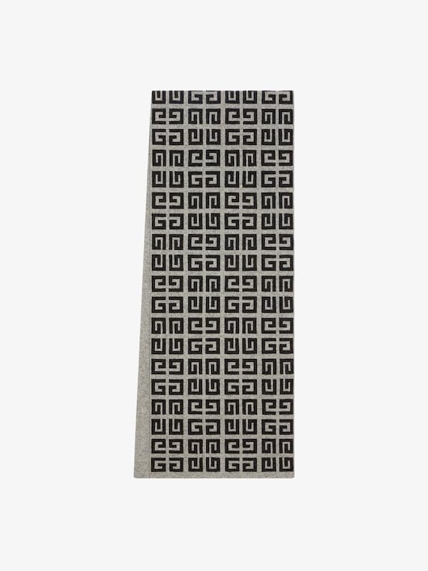 Givenchy GIVENCHY 4G Double Sided Scarf In Wool And Cashmere