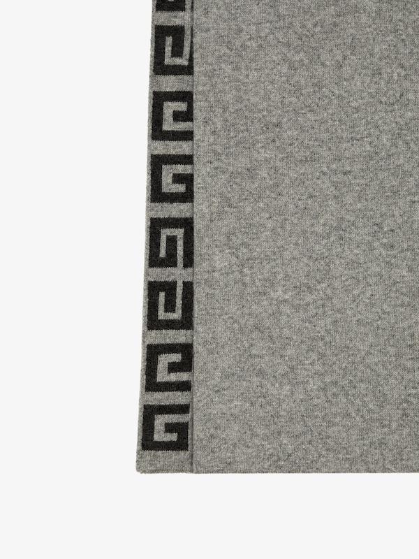 Givenchy GIVENCHY 4G Double Sided Scarf In Wool And Cashmere