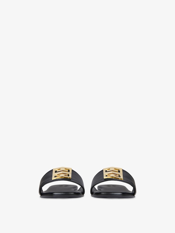 Givenchy 4G Flat Mules In Leather
