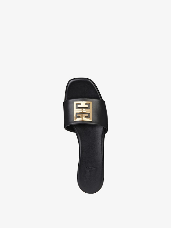 Givenchy 4G Flat Mules In Leather