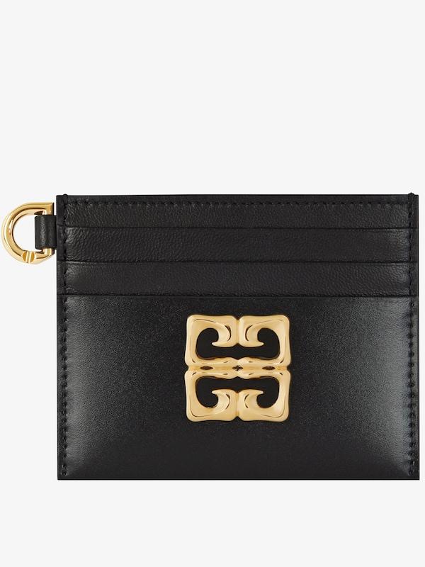 Givenchy 4G Liquid Card Holder In Box Leather
