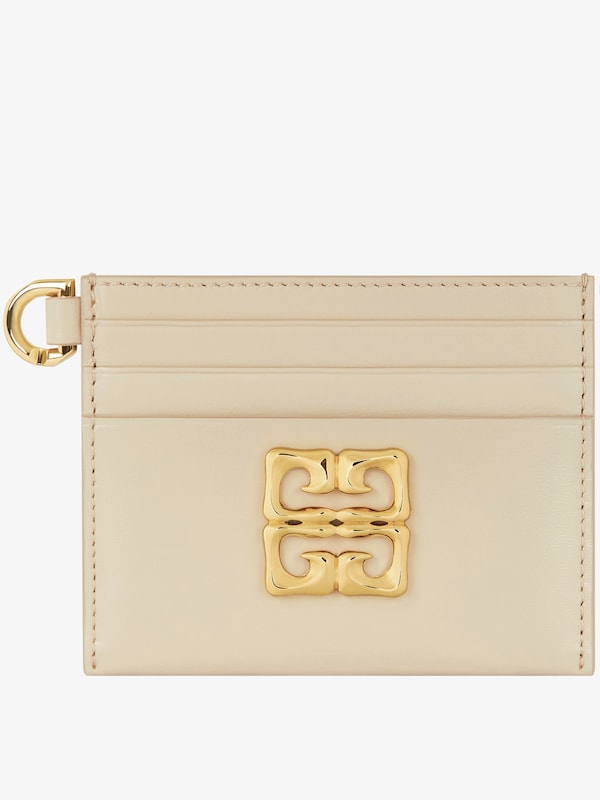 Givenchy 4G Liquid Card Holder In Box Leather