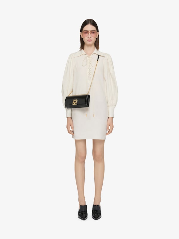 Givenchy 4G Liquid Clutch Bag In Box Leather