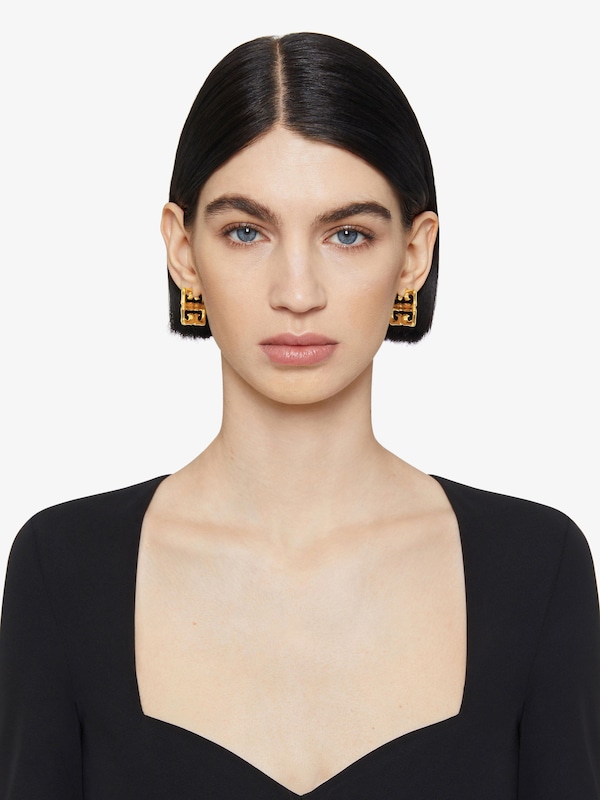 Givenchy 4G Liquid Earrings In Metal