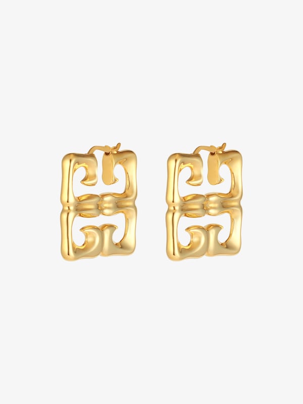 Givenchy 4G Liquid Earrings In Metal