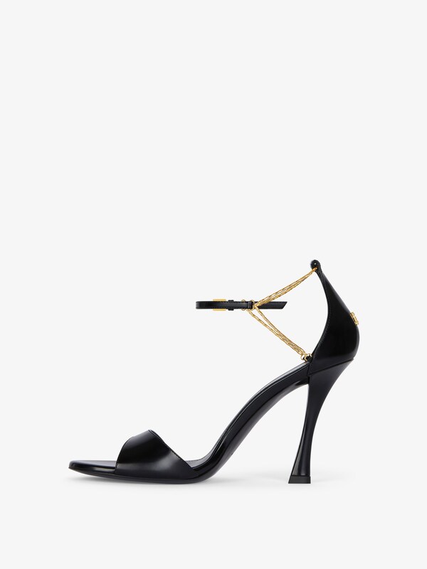 Givenchy 4G Liquid Heeled Sandals In Leather