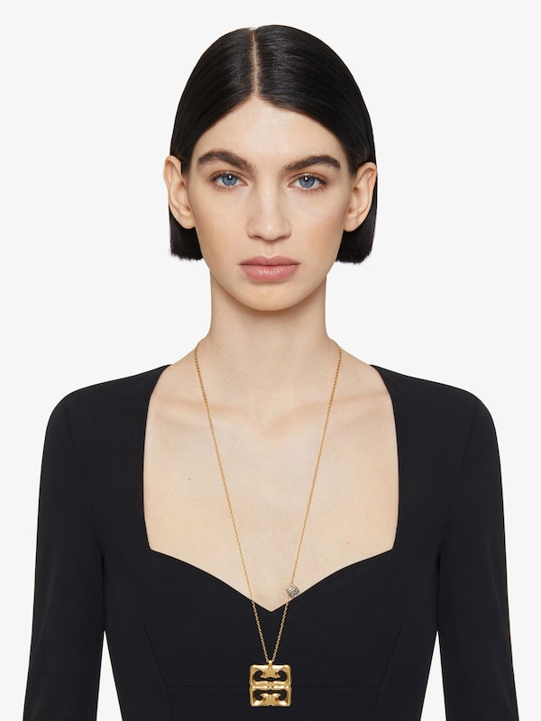 Givenchy 4G Liquid Necklace In Metal