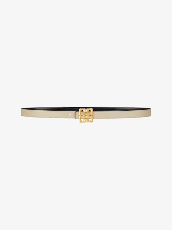 Givenchy 4G Liquid Reversible Belt In Leather
