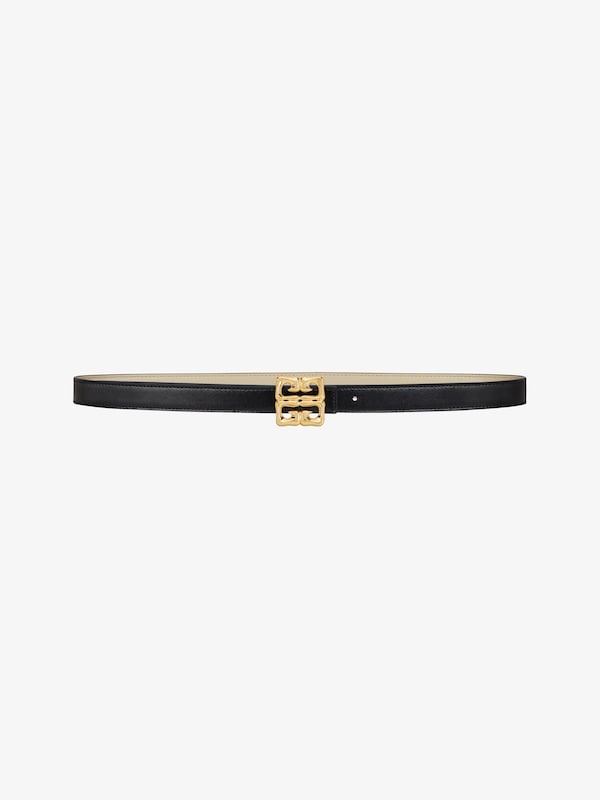 Givenchy 4G Liquid reversible belt in leather