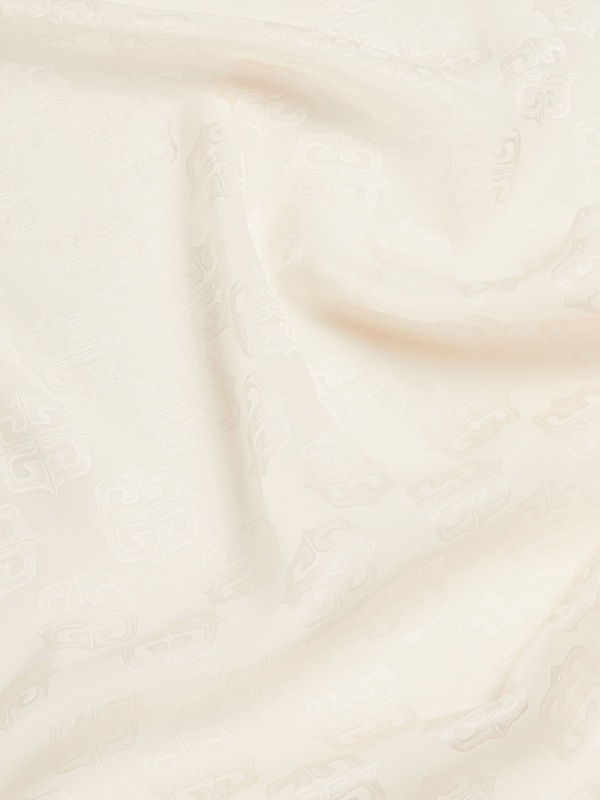 Givenchy 4G Liquid Shawl In Silk And Cotton