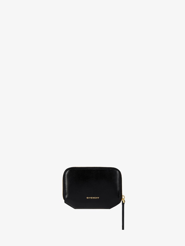 Givenchy 4G Liquid Zipped Wallet In Box Leather