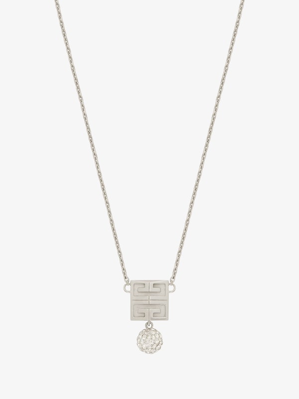 Givenchy 4G Necklace In Metal With Crystals