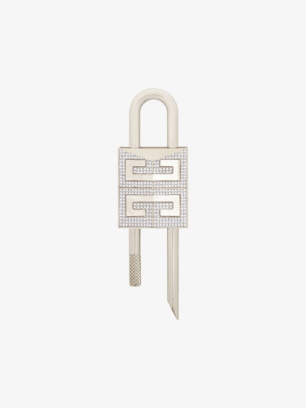 Givenchy 4G Padlock in metal with strass