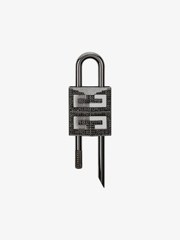 Givenchy 4G Padlock in metal with strass