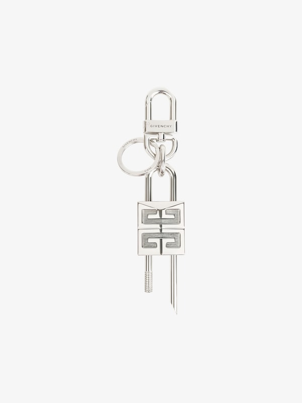 Givenchy 4G Padlock Keyring In Metal