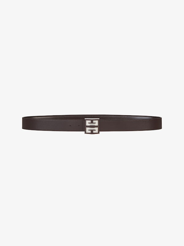 Givenchy 4G Reversible Belt In 4G Leather