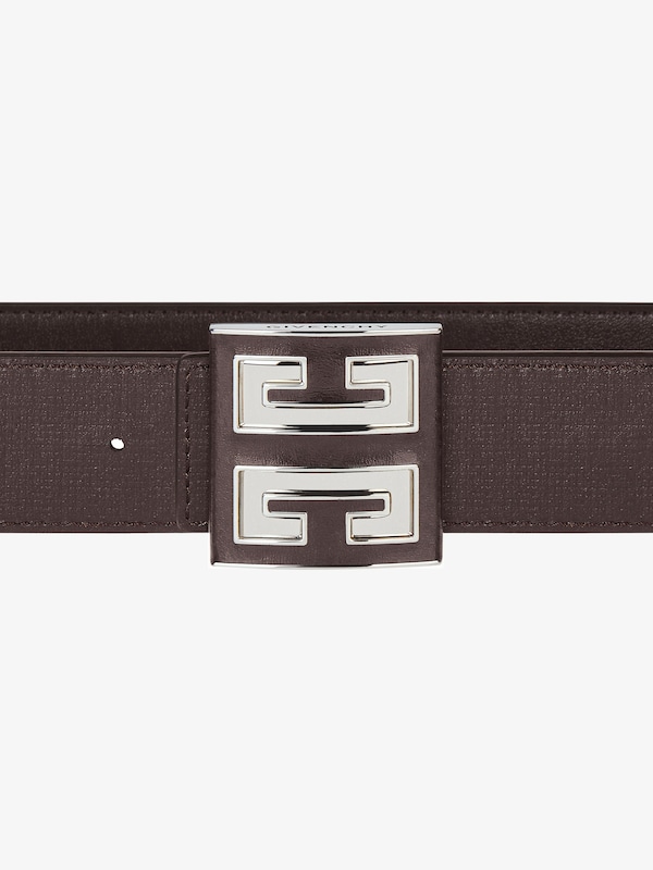 Givenchy 4G Reversible Belt In 4G Leather