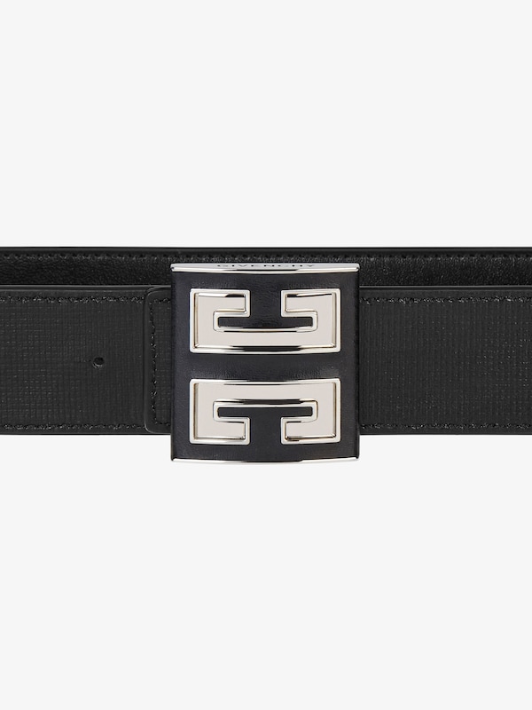 Givenchy 4G Reversible Belt In 4G Leather