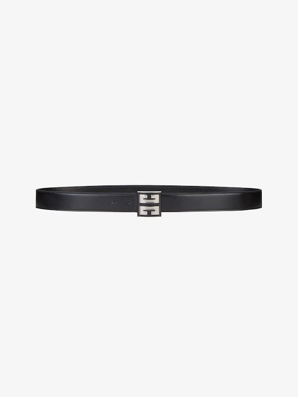 Givenchy 4G Reversible Belt In 4G Leather