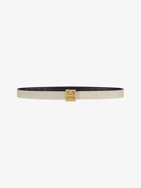 Givenchy 4G Reversible Belt In Coated Canvas