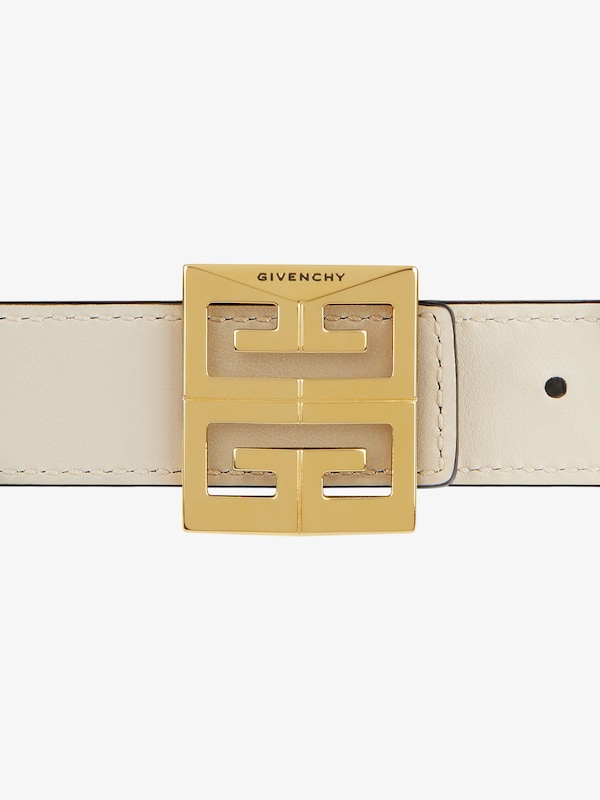 Givenchy 4G Reversible Belt In Coated Canvas