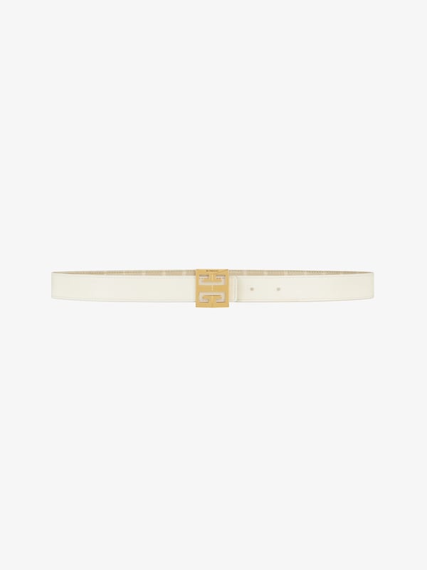 Givenchy 4G Reversible Belt In Coated Canvas