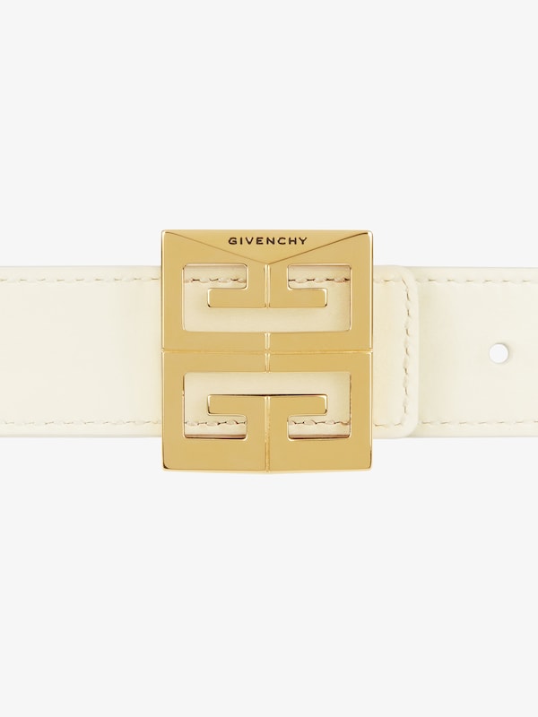 Givenchy 4G Reversible Belt In Coated Canvas