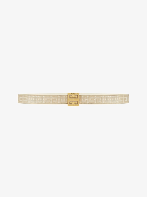 Givenchy 4G reversible belt in coated canvas