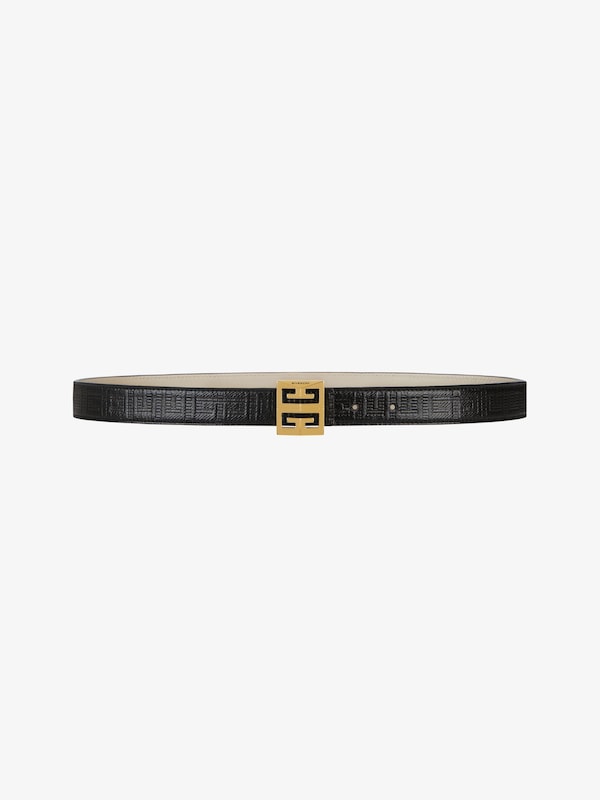 Givenchy 4G reversible belt in coated canvas
