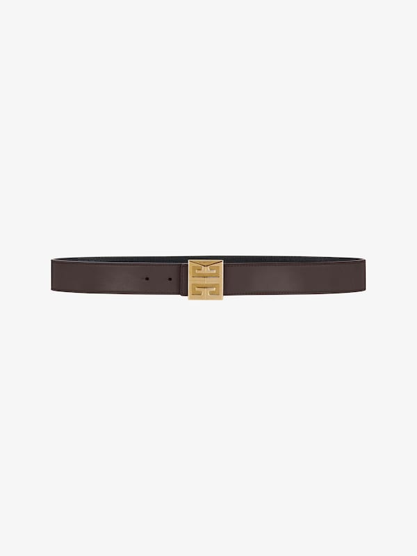 Givenchy 4G Reversible Belt In Leather