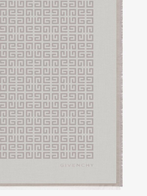 Givenchy 4G Shawl In Silk And Wool